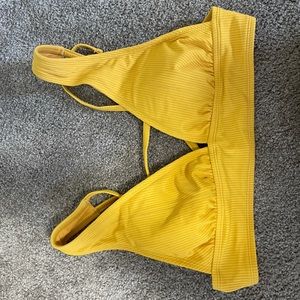 Yellow bikini top
